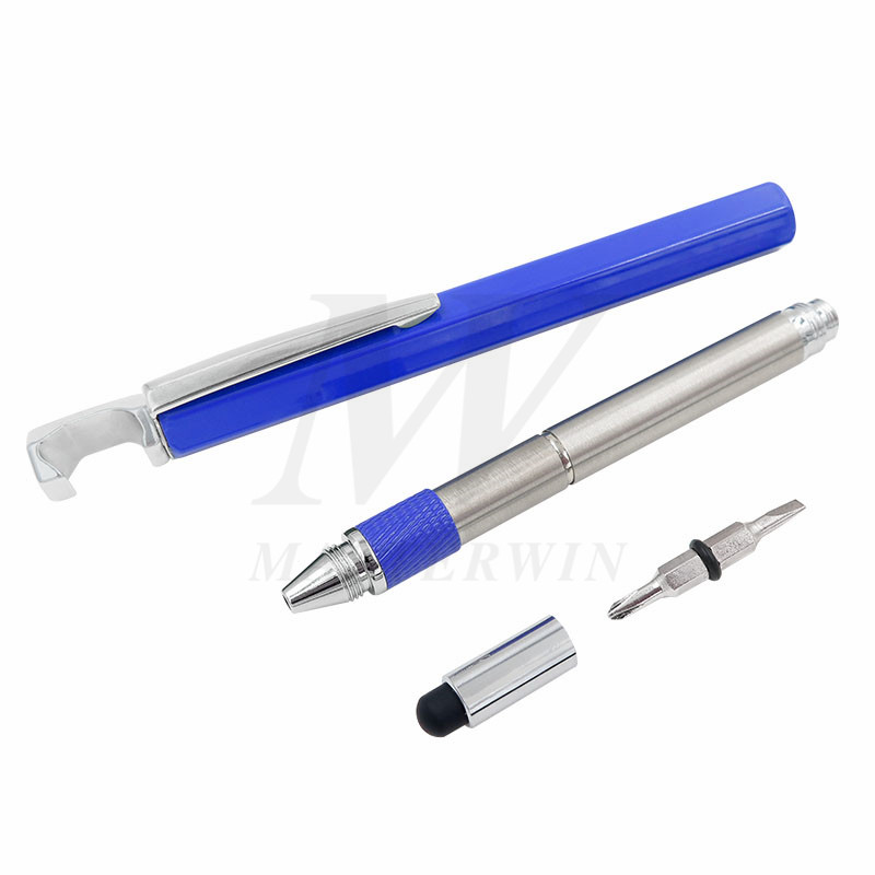 Multifunkční nástrojové pero 5 v 1 s držákem / držákem / otvírákem / šroubovákem