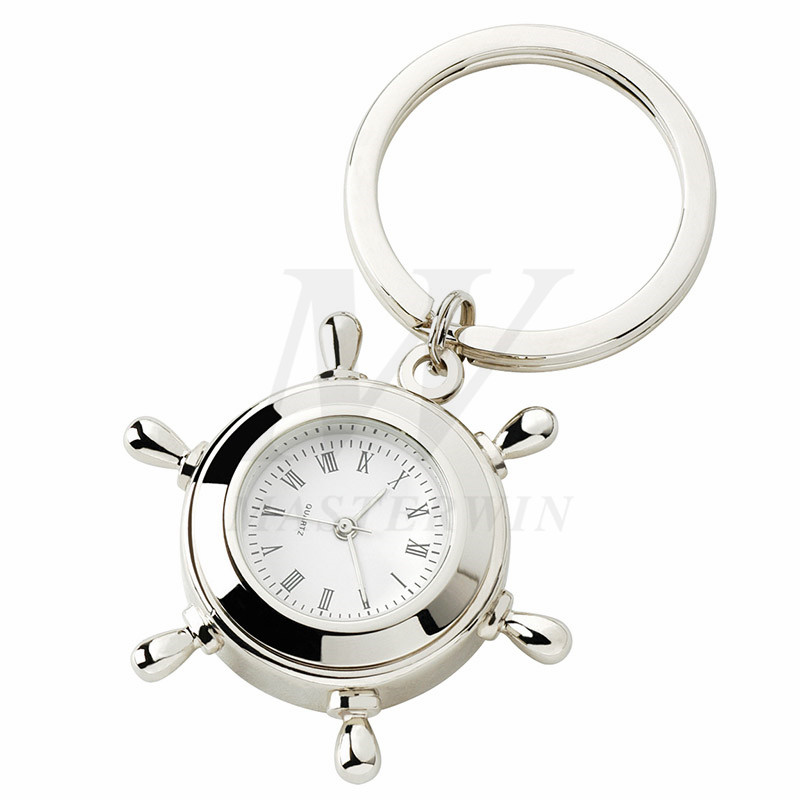 Kovový držák na klíče s Quartz Clock_B62888